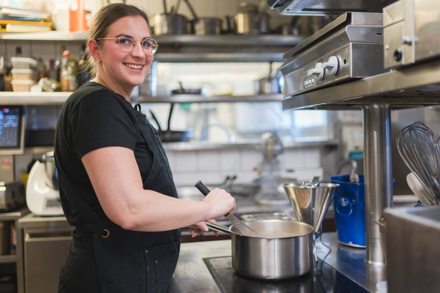 Filipine Leroy, cheffe du restaurant l'Aquar'Aile