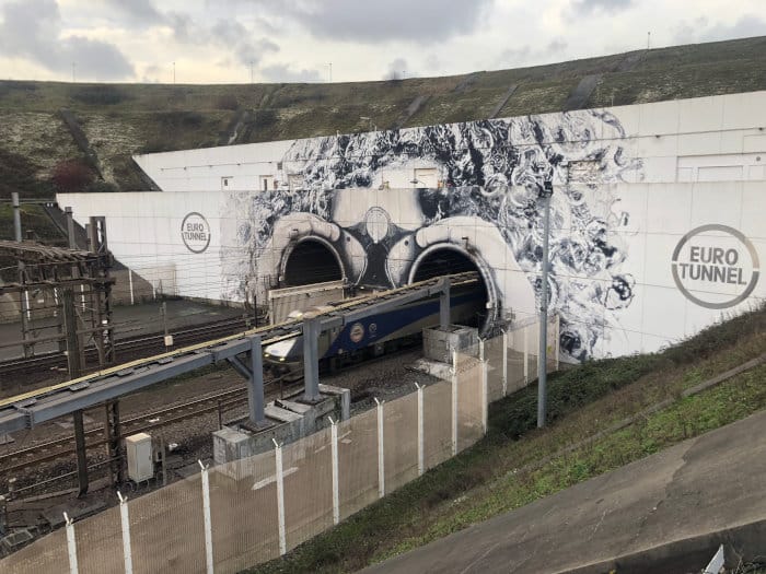 Entrée du Tunnel sous la Manche à Coquelles