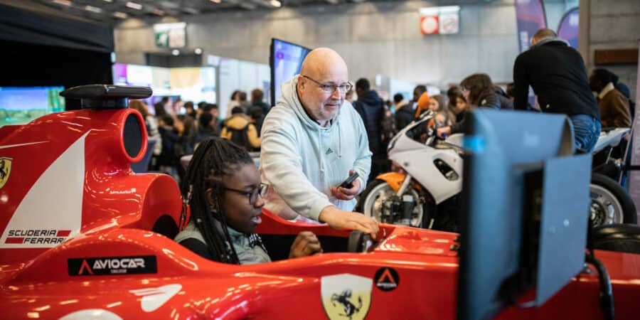 Simulateur de conduite de formule 1