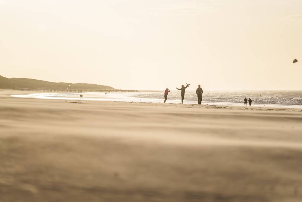 bleriot plage hiver nature